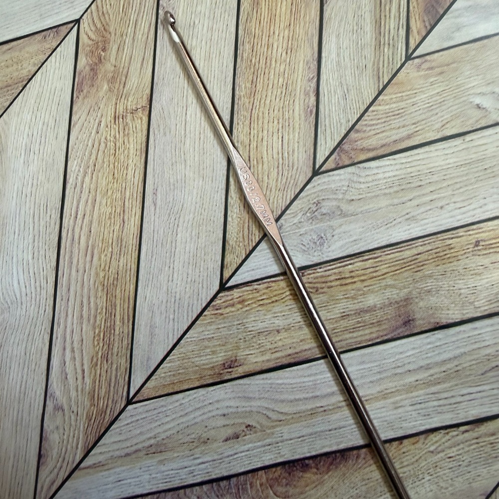 Susan Bates Mexico Steelite Crochet Hook size 2.7mm